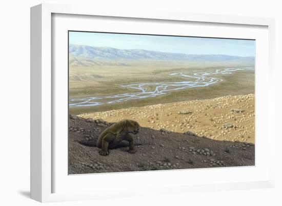 Lystrosaurus, Artwork-Mauricio Anton-Framed Photographic Print