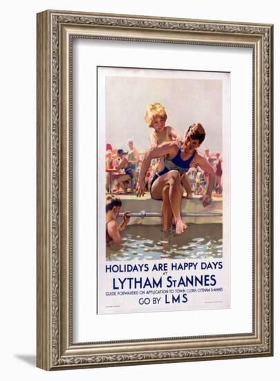 Lytham St. Annes LMS-null-Framed Art Print