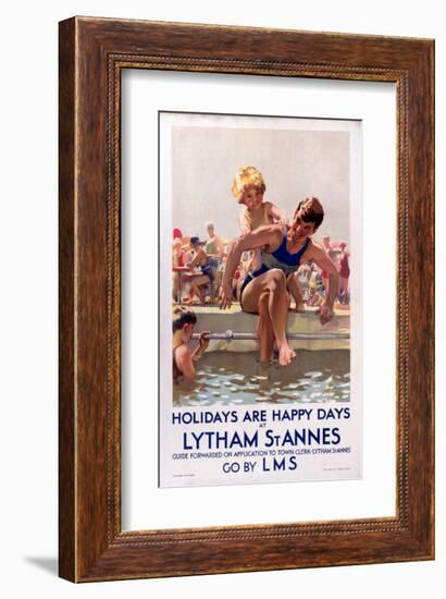 Lytham St. Annes LMS-null-Framed Art Print