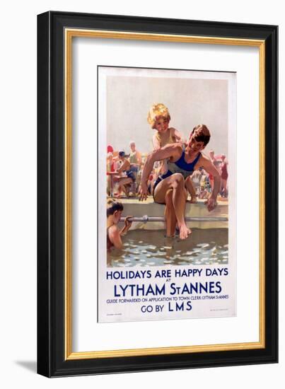 Lytham St. Annes LMS-null-Framed Art Print