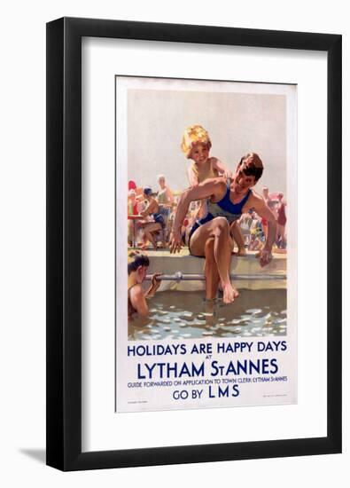 Lytham St. Annes LMS-null-Framed Art Print