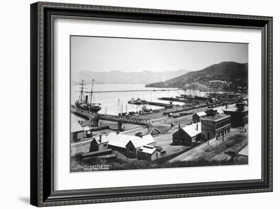 Lyttelton, Canterbury, South Island, New Zealand, 1880-Burton Brothers-Framed Giclee Print