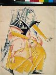 Seated Figure, 1914-15-Lyubov Sergeevna Popova-Giclee Print