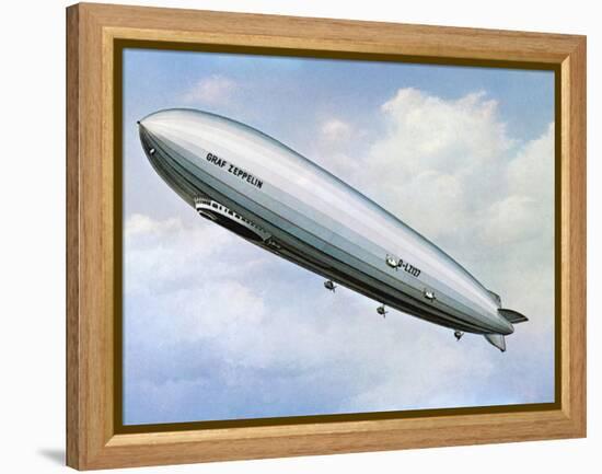 LZ 127 Graf Zeppelin-null-Framed Premier Image Canvas