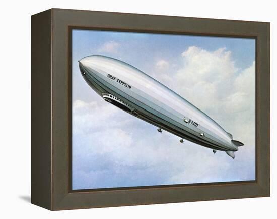 LZ 127 Graf Zeppelin-null-Framed Premier Image Canvas