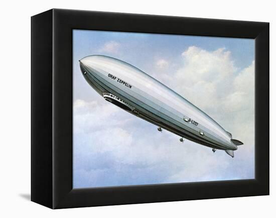 LZ 127 Graf Zeppelin-null-Framed Premier Image Canvas