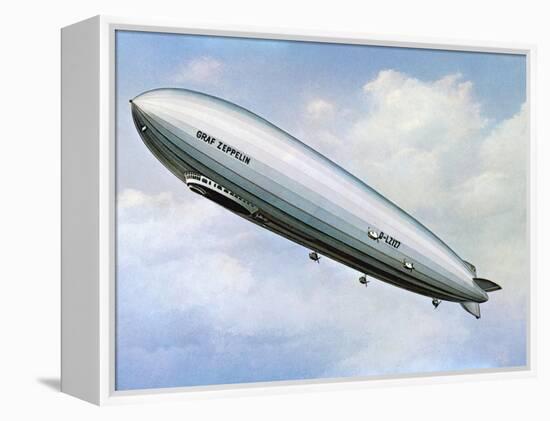 LZ 127 Graf Zeppelin-null-Framed Premier Image Canvas