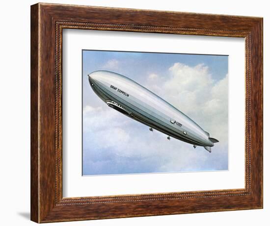 LZ 127 Graf Zeppelin-null-Framed Photographic Print