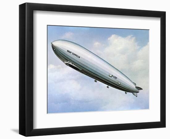 LZ 127 Graf Zeppelin-null-Framed Photographic Print