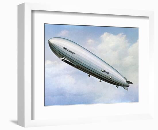 LZ 127 Graf Zeppelin-null-Framed Photographic Print