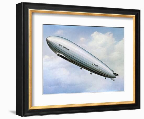 LZ 127 Graf Zeppelin-null-Framed Photographic Print