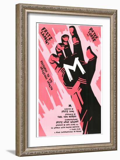 M, 1931-null-Framed Art Print