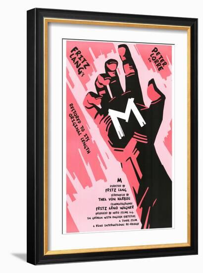 M, 1931-null-Framed Art Print