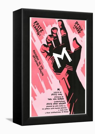 M, 1931-null-Framed Stretched Canvas