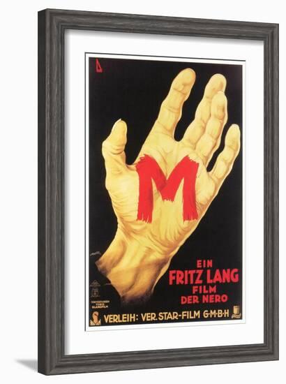 M, 1931-null-Framed Giclee Print