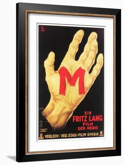 M, 1931-null-Framed Giclee Print