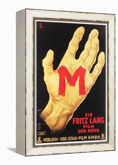 M, 1931-null-Framed Premier Image Canvas