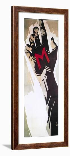 M, 1931-null-Framed Giclee Print