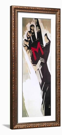 M, 1931-null-Framed Giclee Print