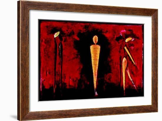 M-4 (Red)-Heinz Felbermair-Framed Art Print