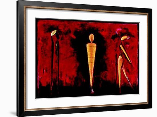 M-4 (Red)-Heinz Felbermair-Framed Art Print