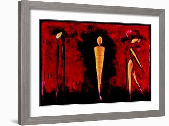 M-4 (Red)-Heinz Felbermair-Framed Art Print