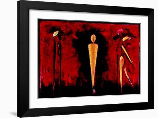 M-4 (Red)-Heinz Felbermair-Framed Art Print