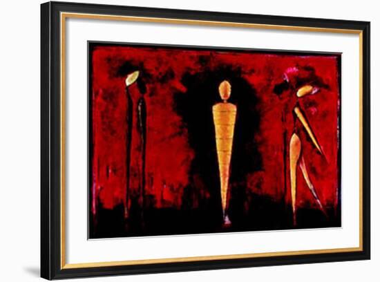 M-4 (Red)-Heinz Felbermair-Framed Art Print