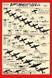Flight Identification Chart Of American Aircraft-M.A.M.-Art Print