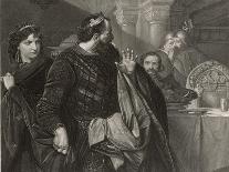 Macbeth, He Alone Sees Banquo's Ghost at the Banquet-M. Adamo-Laminated Photographic Print