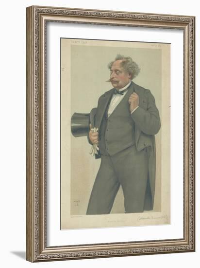 M Alexandre Dumas Fils-Theobald Chartran-Framed Giclee Print