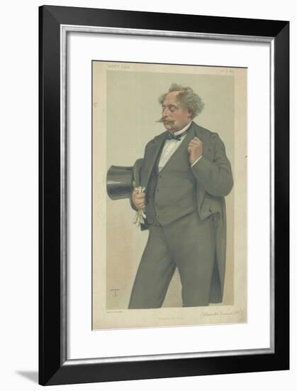 M Alexandre Dumas Fils-Theobald Chartran-Framed Giclee Print