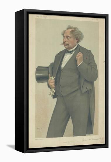 M Alexandre Dumas Fils-Theobald Chartran-Framed Premier Image Canvas