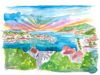 Gustavia Port and Marina in Caribbean Colors of St Barths-M. Bleichner-Art Print