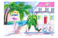 Seven Mile Beach Grand Cayman With Turquoise Waves-M. Bleichner-Art Print