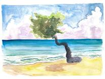 Amalfi Coast Seaview with Fresh Limes on Tree-M. Bleichner-Art Print