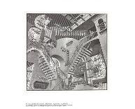 High and Low-M^ C^ Escher-Art Print