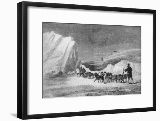 'M'cLintock's Search Party Finding One of Franlin's Cairns at Cape Herschel', c1859-Unknown-Framed Giclee Print