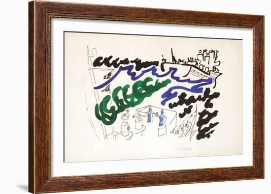 M - Croiseur et destroyer-Charles Lapicque-Framed Limited Edition