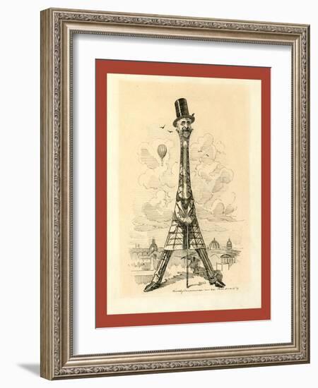 M. Eiffel, Our Artist's Latest Tour De Force, June 29, 1889-Edward Linley Sambourne-Framed Giclee Print