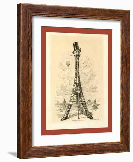 M. Eiffel, Our Artist's Latest Tour De Force, June 29, 1889-Edward Linley Sambourne-Framed Giclee Print