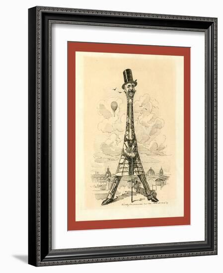 M. Eiffel, Our Artist's Latest Tour De Force, June 29, 1889-Edward Linley Sambourne-Framed Giclee Print