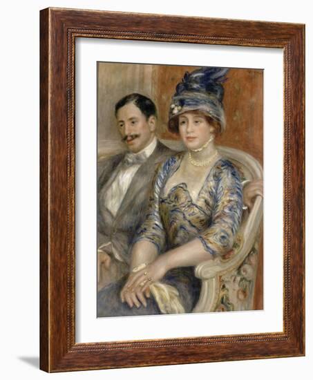 M. et Mme Bernheim de Villers-Pierre-Auguste Renoir-Framed Giclee Print