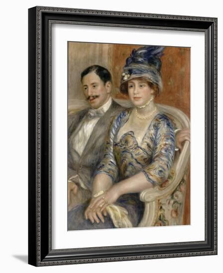 M. et Mme Bernheim de Villers-Pierre-Auguste Renoir-Framed Giclee Print