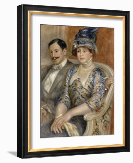 M. et Mme Bernheim de Villers-Pierre-Auguste Renoir-Framed Giclee Print