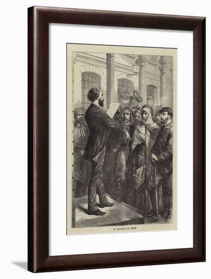 M Gambetta at Tours-Godefroy Durand-Framed Giclee Print
