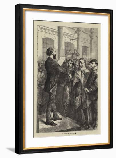 M Gambetta at Tours-Godefroy Durand-Framed Giclee Print