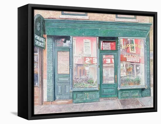 M. Goldberg Glazing, Court St. Brooklyn, New York, 1994-Anthony Butera-Framed Premier Image Canvas