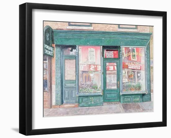 M. Goldberg Glazing, Court St. Brooklyn, New York, 1994-Anthony Butera-Framed Giclee Print