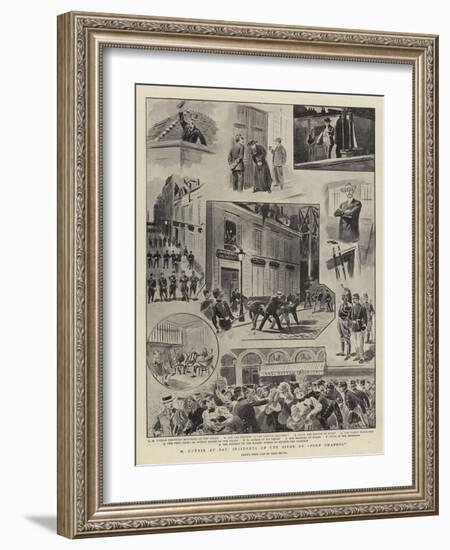 M Guerin at Bay, Incidents of the Siege of Fort Chabrol-Paul Destez-Framed Giclee Print